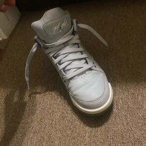 Kids Gray and Blue Sneakers